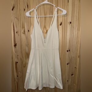Lulu's Cream Strapless Dress